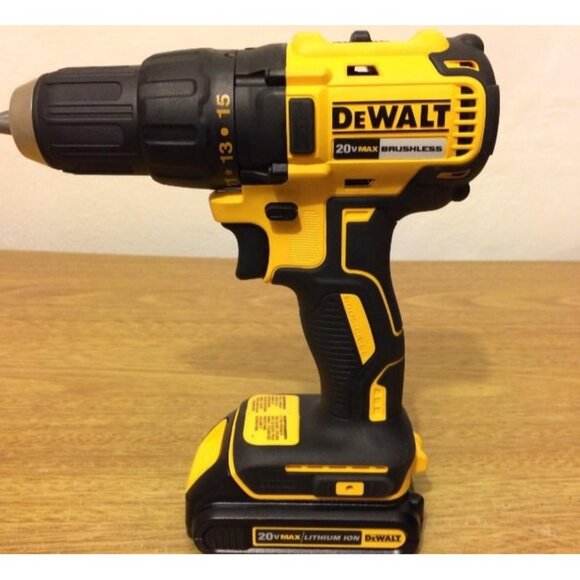 20V MAX Cordless Drill Driver, 1/2 Inch, 2 Speed, XR 2.0 Ah Battery and Charger - Picture 2 of 2